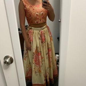 Lehenga Choli Dupatta Size Small